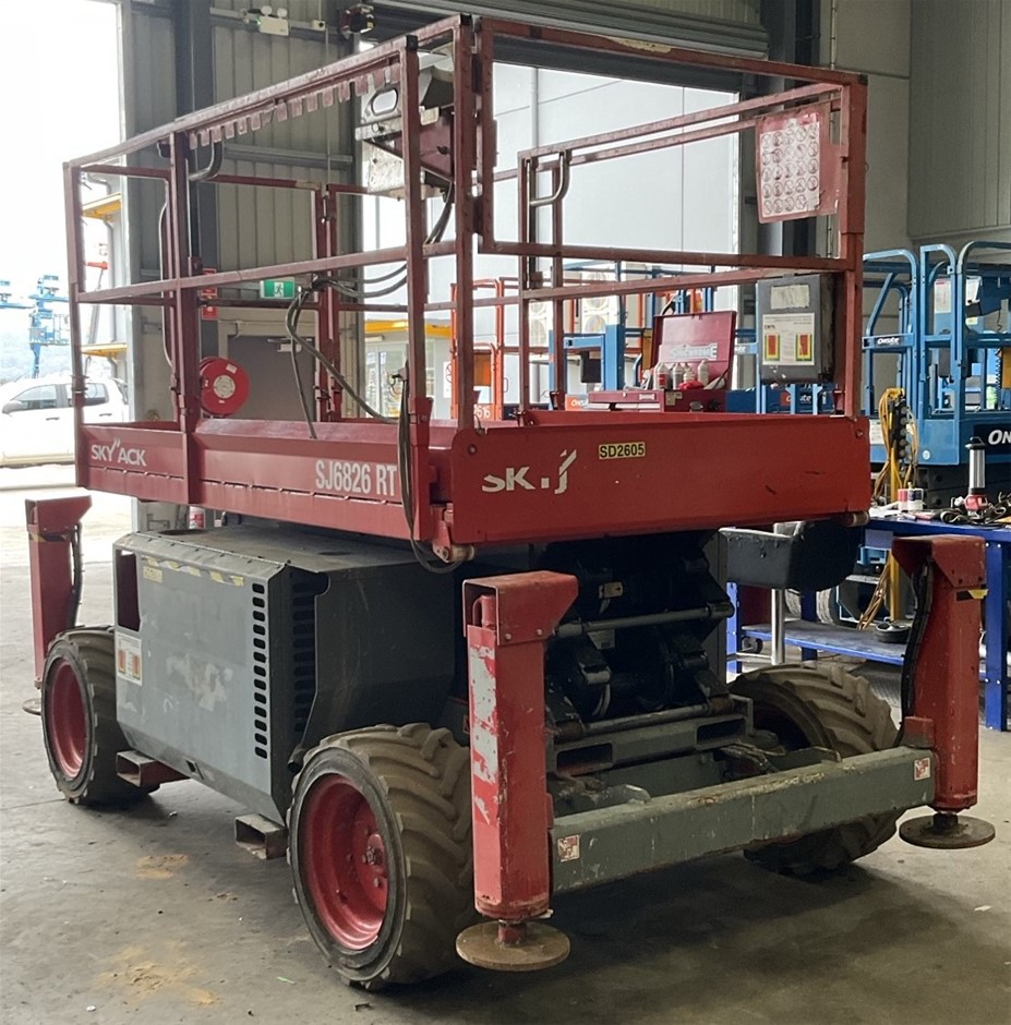 2016 SKYJACK SJ6826RT Scissor Lift - 26ft (7.9m) - Diesel - Wollongong
