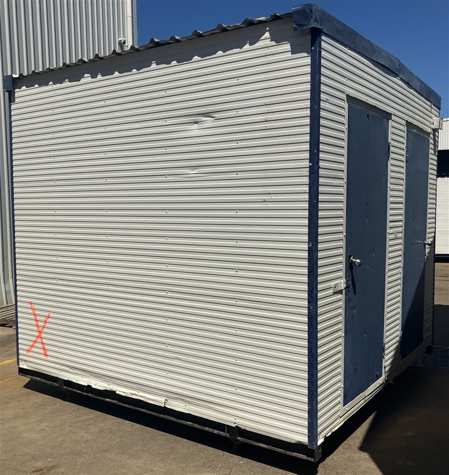 Portable Toilet Block - 3.6m x 3.0m - M-F - Tank Mounted - Glendenning