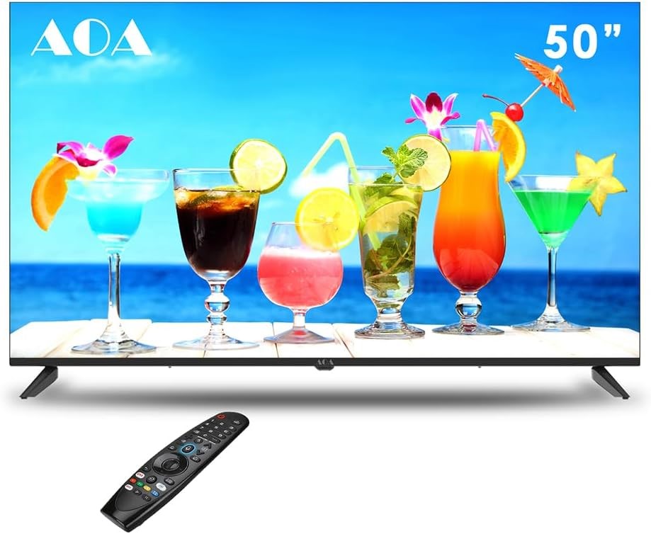 AOA 50inch LED WebOS UHD TV with Magic Remote Control. NB: Minor use, not b
