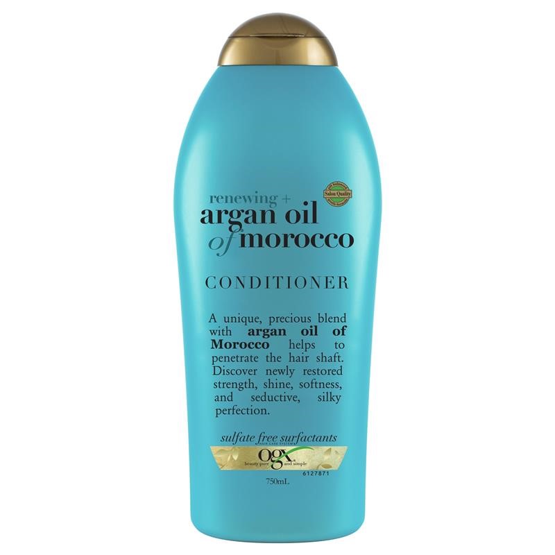 2 x OGX Renewing + Argan Oil Of Morocco Conditioner, 750mL, 6127871.