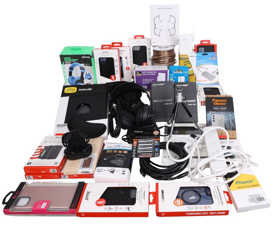 20 x Assorted Electronics and Accessories, INCL: SAMSUNG, HP, DYMO, ETC. NB