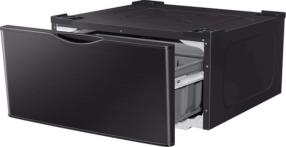 SAMSUNG 27-Inch Washer Dryer Pedestal Stand w/ Pull Out Laundry Storage Dra