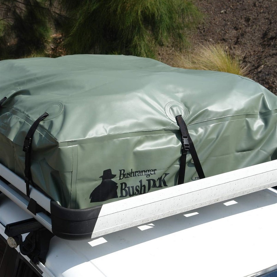 BUSHRANGER 64 X 12 Bush Pack, 1220mm(W) x 1520mm(L) x 330mm (T), Green.