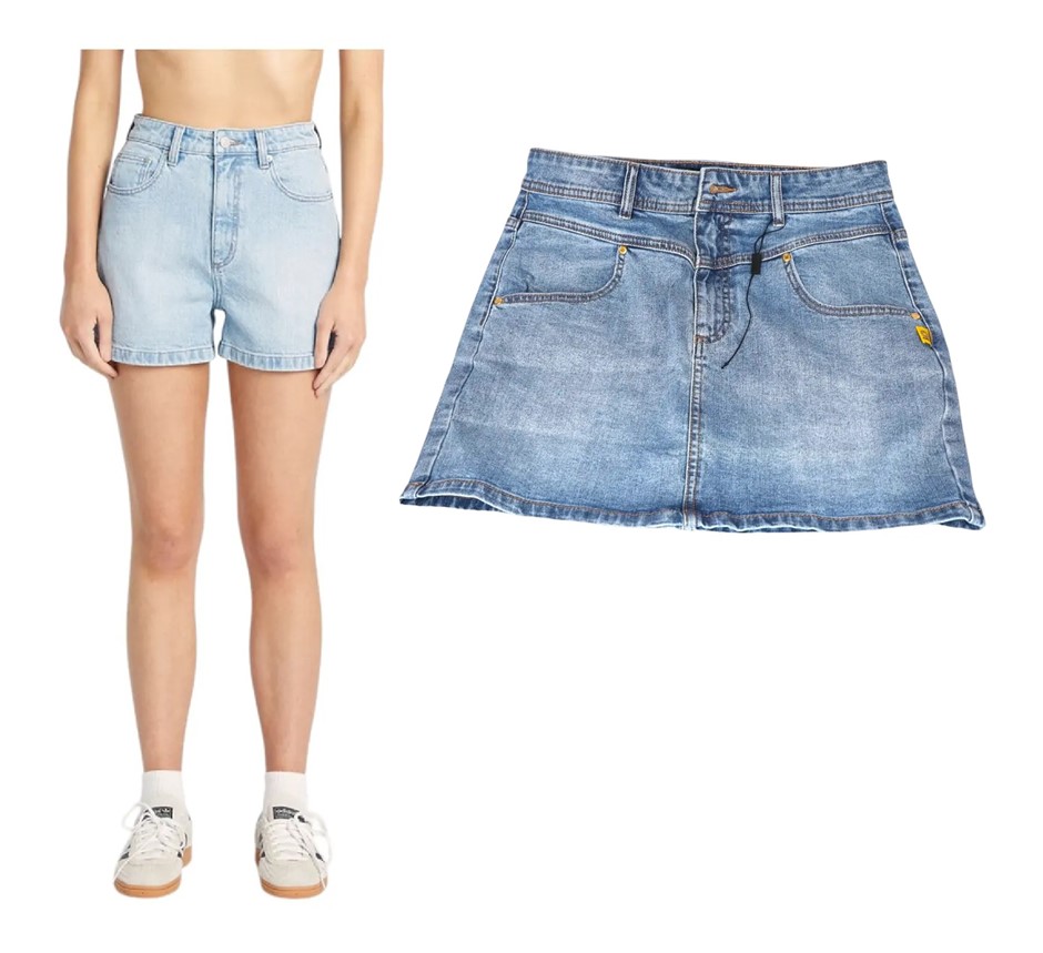 2 x Women's Denim Bottoms, Size 10, Incl: LEE & BETTINA LIANO, Coastal Blea