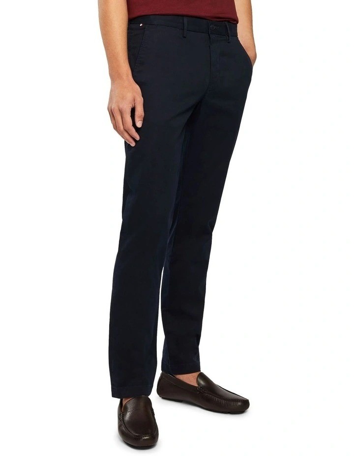 TOMMY HILFIGER Men's Flex Straight Chino Pant, Size 40x32, Cotton, Desert S