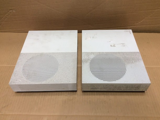 Microsoft Xbox One S 1681 Consoles (Lot of 2)