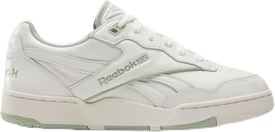 REEBOK Women's BB 4000 II Sneaker, Chalk/Vintage Green/Pure Grey, Size US6