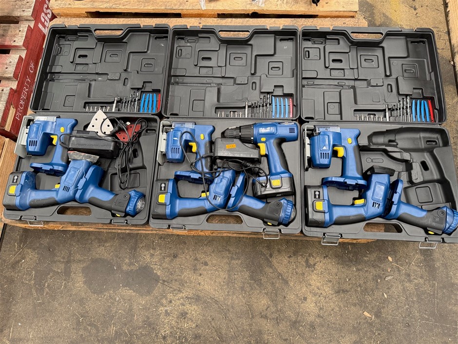 18V Power Tool Set of 4pc x 3 units