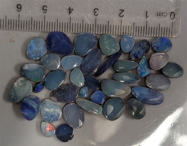 51 Carats OPAL Doublets Gemstones