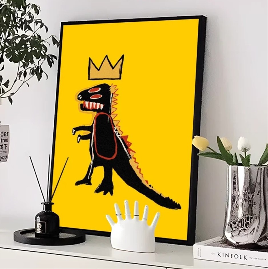 JMB Jean Michel Basquiat (After) "PEZ DISPENSER 1984" Poster Print