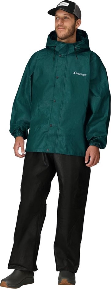 FROGG TOGGS MENS Classic All-sport Waterproof Breathable Rain Suit, Top Siz