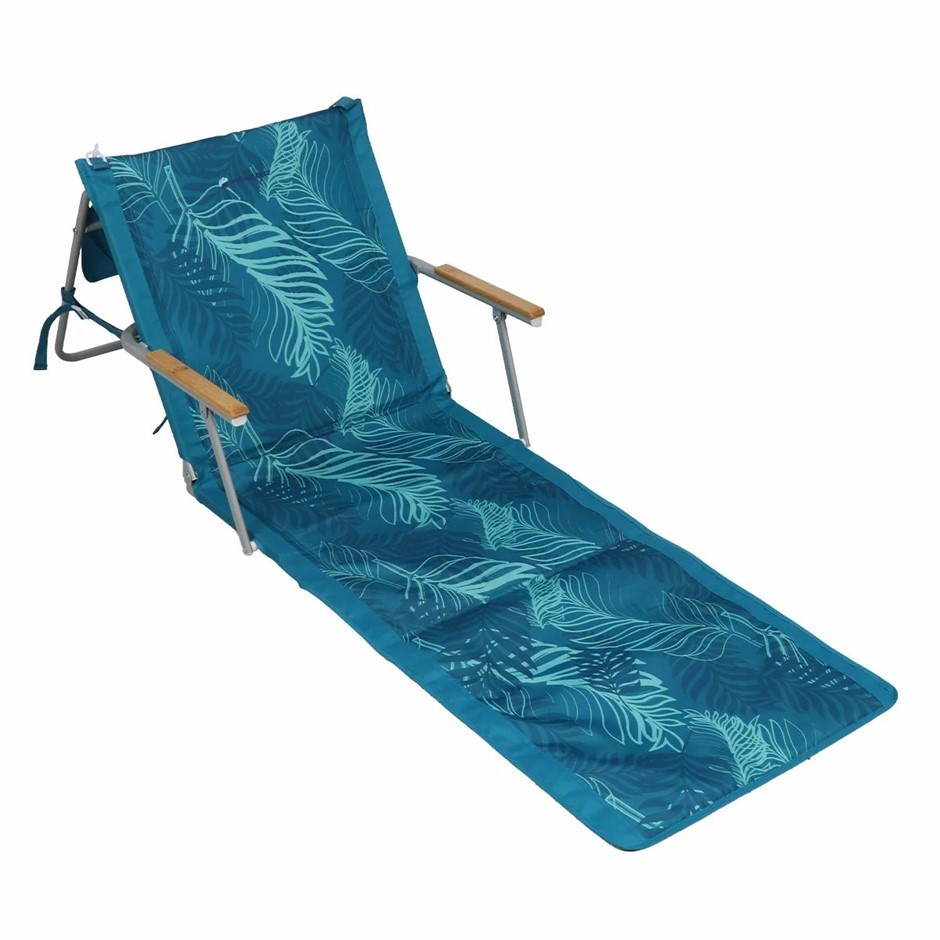 Waters Edge Beach Lounger, Blue (106 x 53.5 x 46 cm)