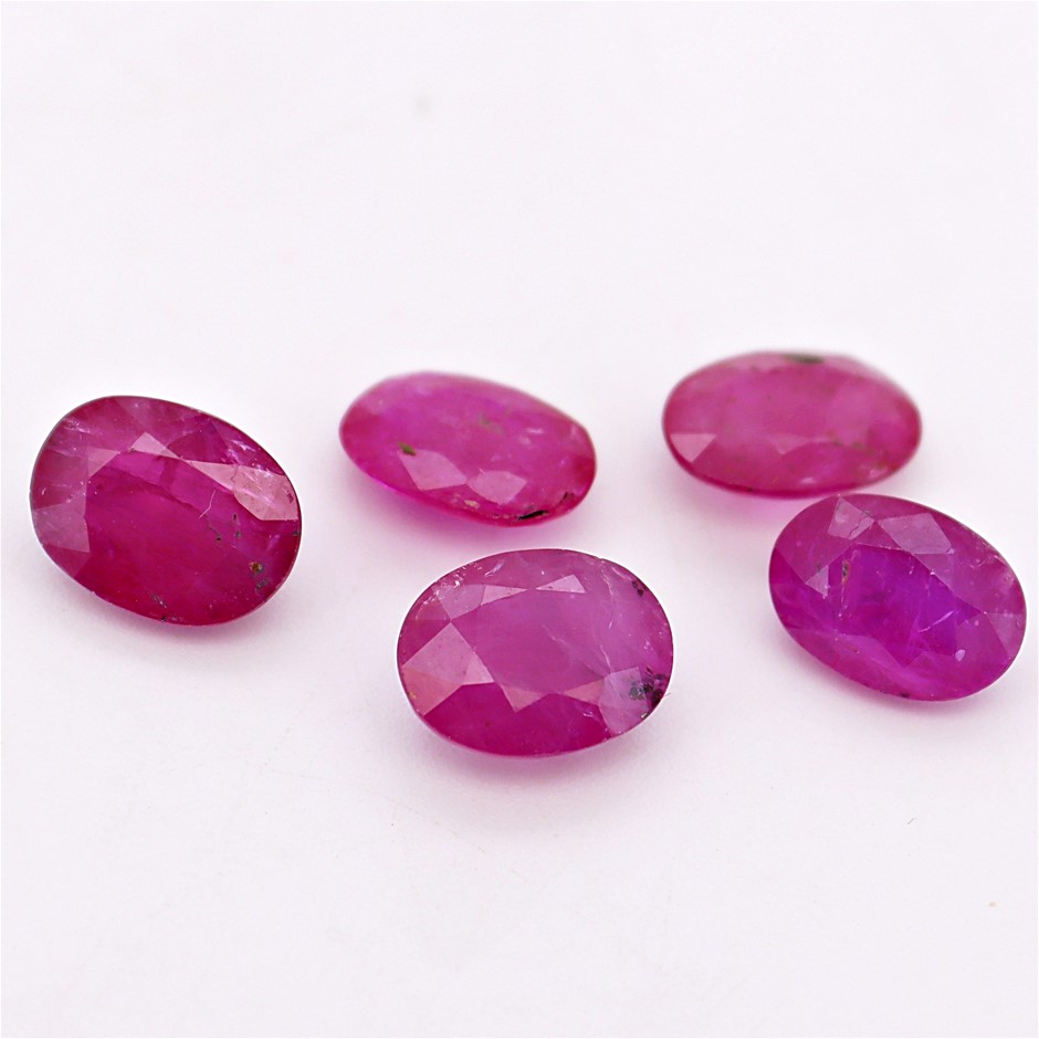 7.60 Carats Red Ruby Parcel