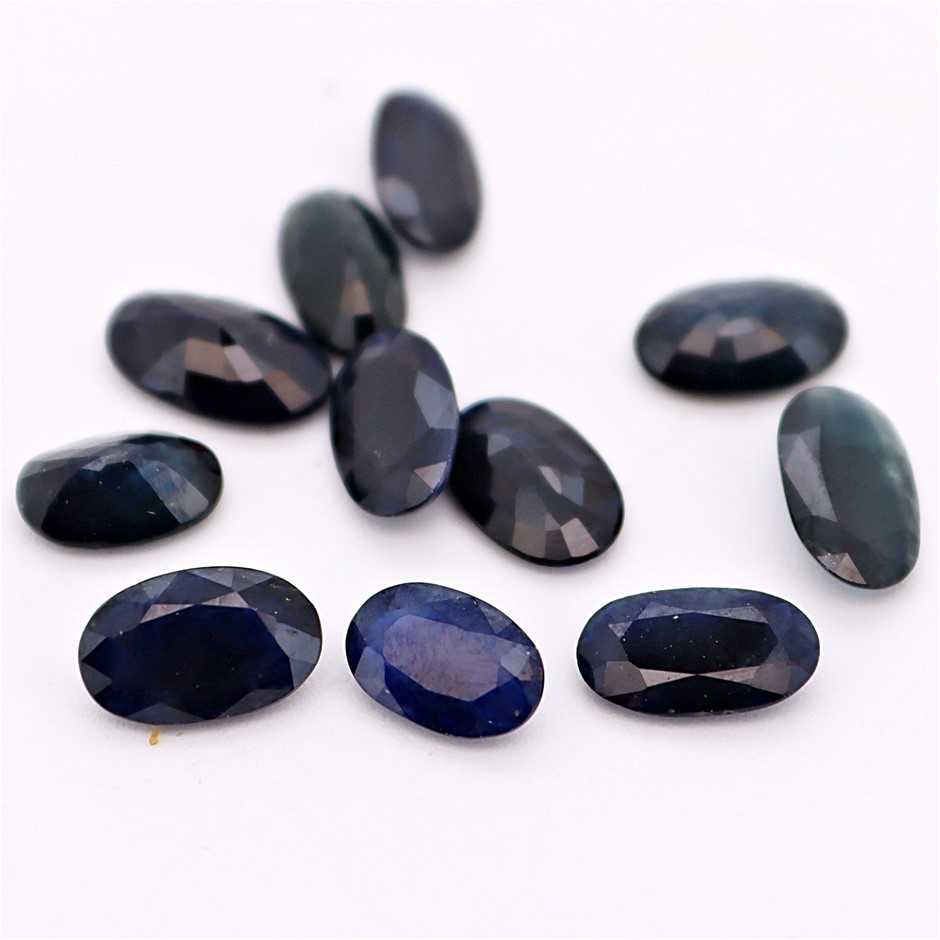 6.25 Carats Deep Blue Sapphire Parcel
