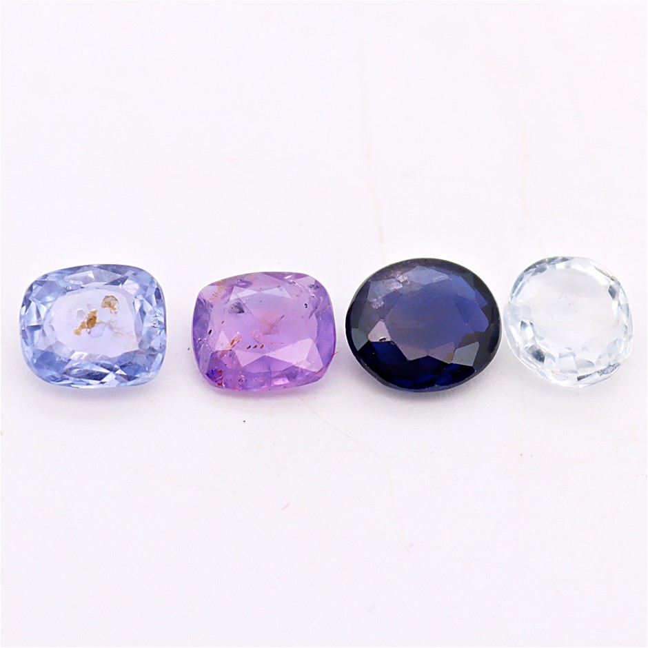 3.93 Carats Multicolor Sapphires Parcel