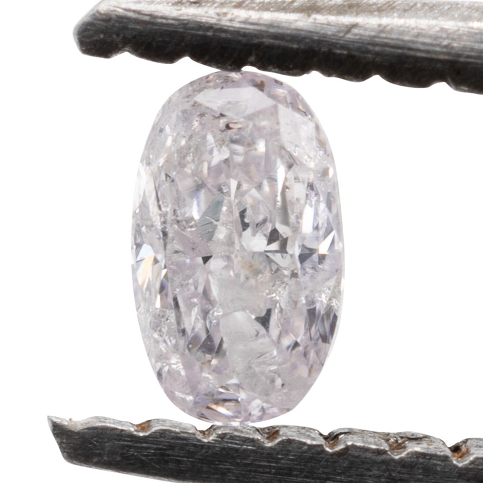 0.08ct Natural Untreated Light Pink Diamond