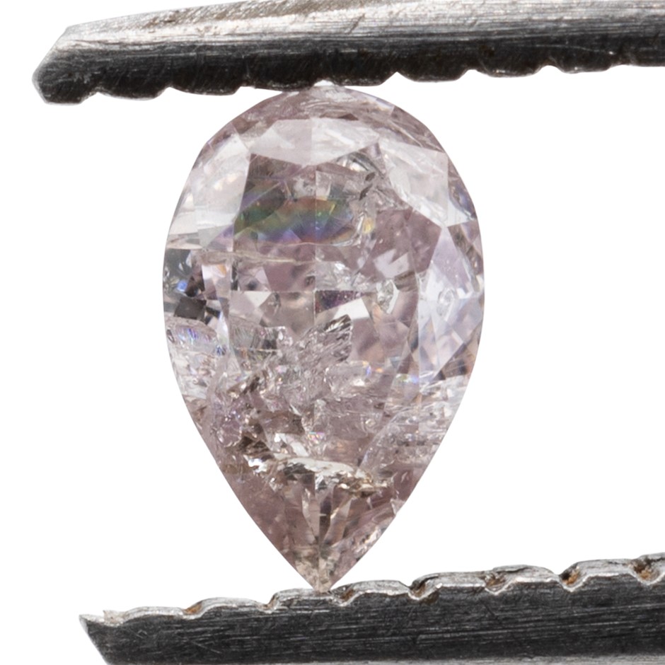 0.13ct Natural Untreated Pink Diamond