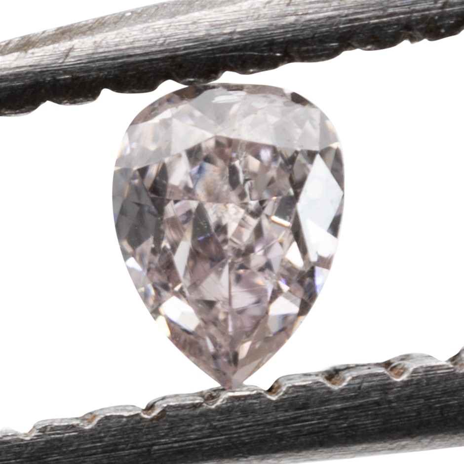 0.07ct Natural Untreated Champagne Pink Diamond