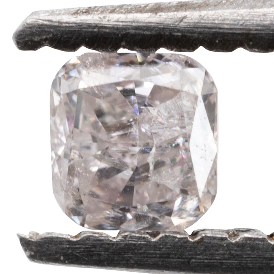 0.13ct Natural Untreated Pink Diamond