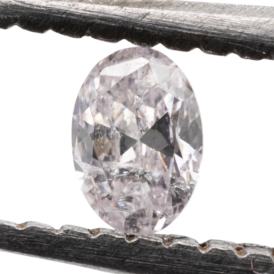 0.07ct Natural Untreated Light Pink Diamond