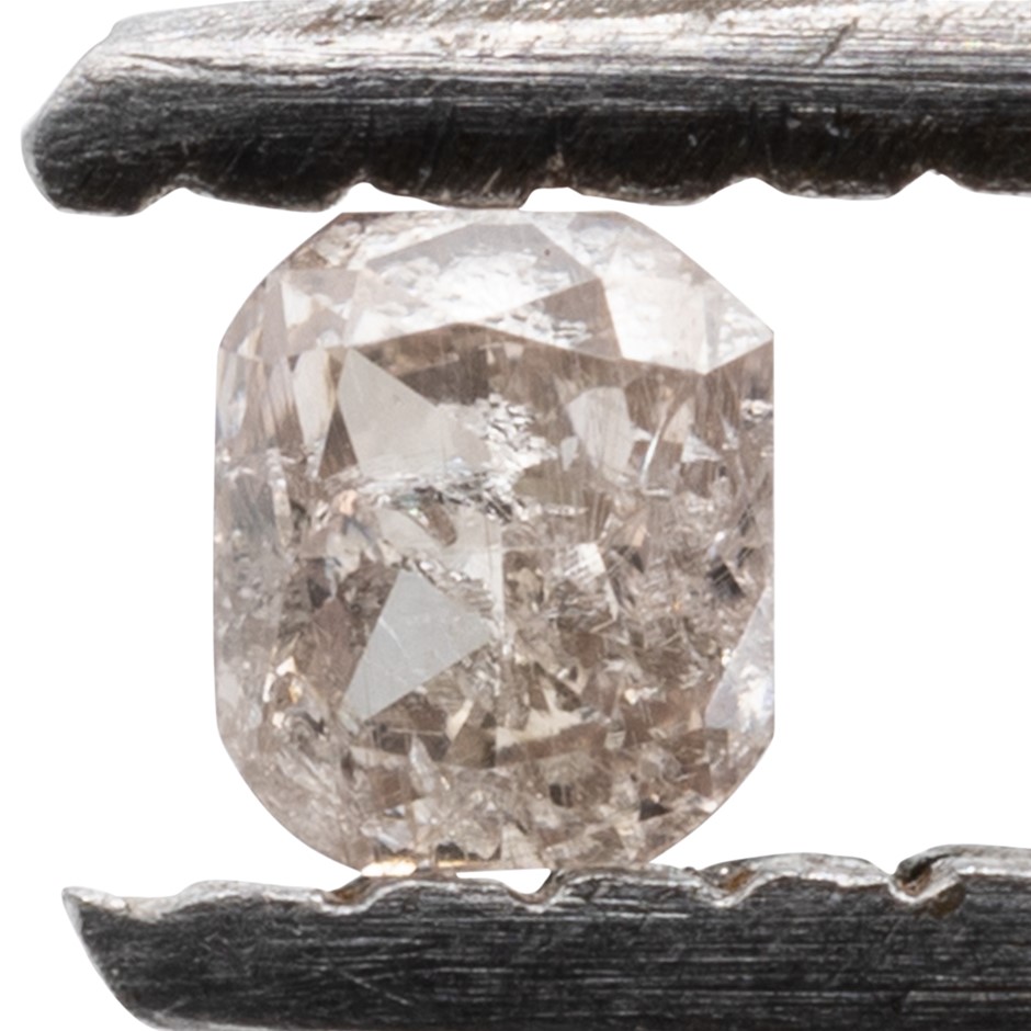 0.04ct Natural Untreated Champagne Pink Diamond