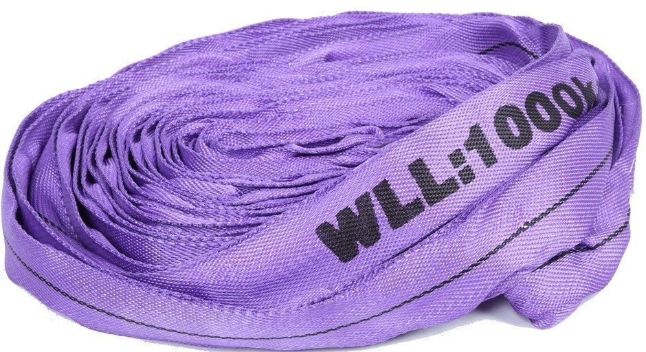Round Lifting Sling, WLL 1,000kg x 6M (With Test Cert).