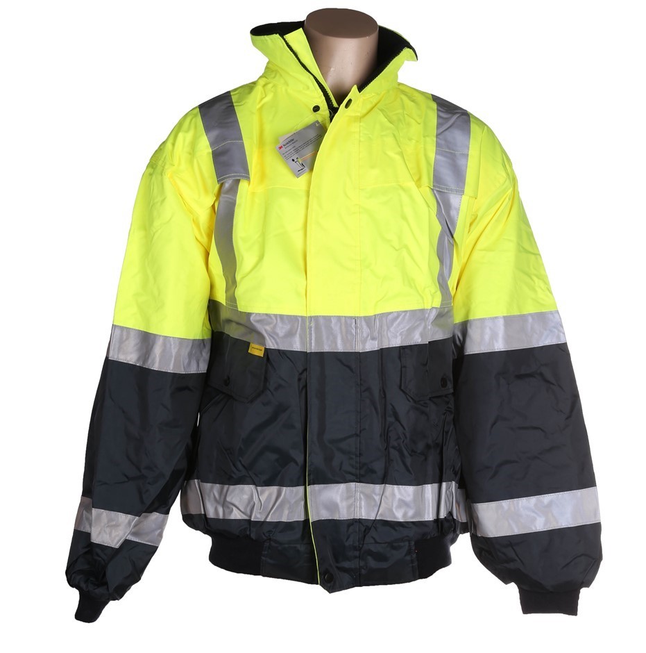 FRONTIER Pilot Jacket, Size 6XL, Polar Fleece Collar, 3M Reflective Tape, E