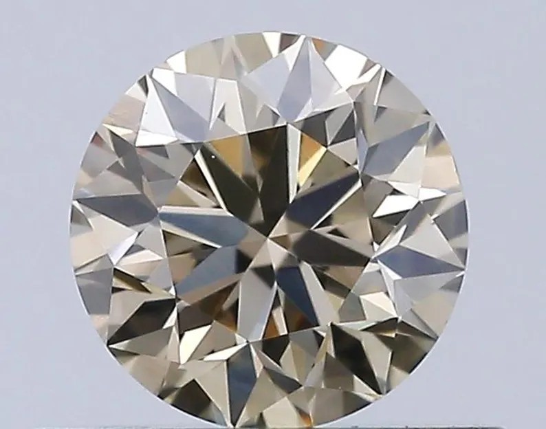 4.52 carat round moissanite light brown valuation $949