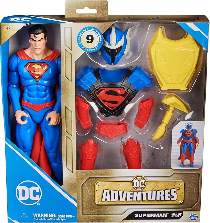 DC Universe Superman: Man of Steel Action Figures, 12 Inch.