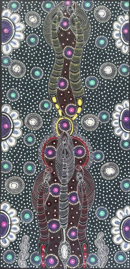 Original Aboriginal Painting Colleen Bird Wallace Nungurrayi