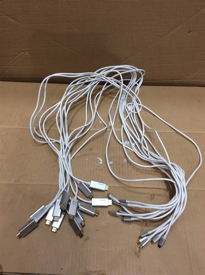 Comsol USB-C to HDMI Video Adapter Cables (Lot of 14)