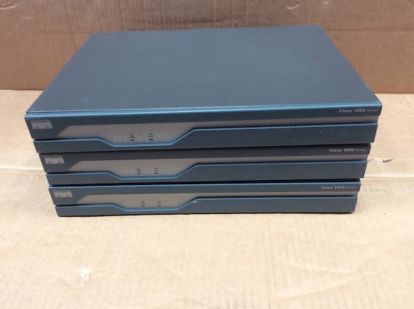 Cisco 1800 Series 1841 Integrated Services Routers (Lot of 3)
