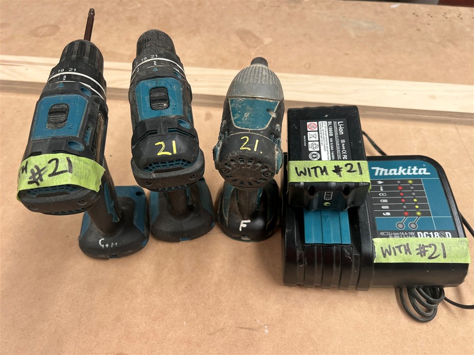 Makita 2 x Battery Drill /Battery Driver