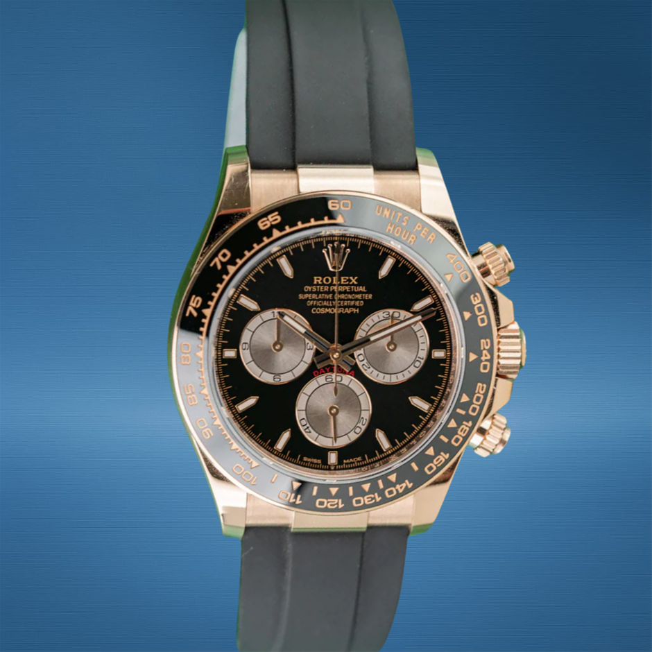 Rolex Cosmograph Daytona 126515LN Black Dial Rose Gold BxP & COA