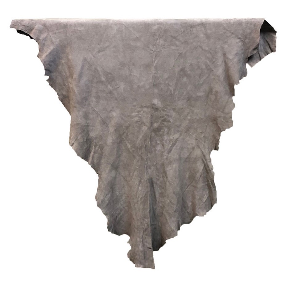 4sqft Super Soft Genuine Stone Colour Suede Lambskin Hide