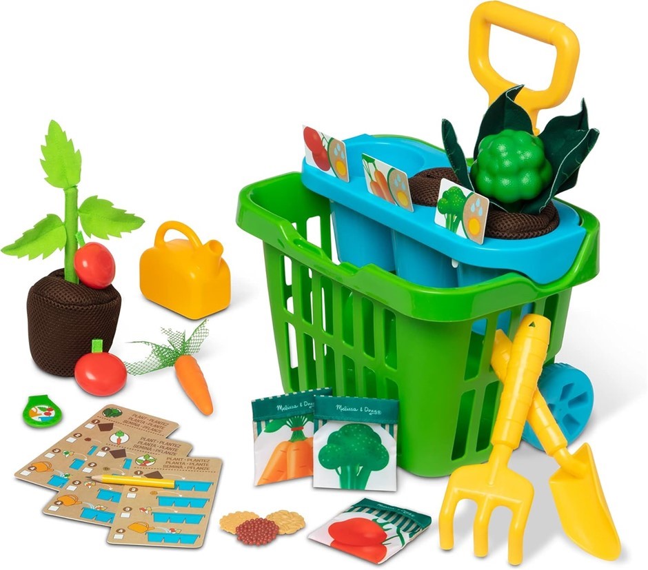 MELISSA & DOUG Let's Explore - Vegetable Gardening Play Set.