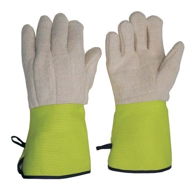 12 Pairs x FRONTIER Flame Resistant Cotton Terry Cord Gloves, Size L, Jerse