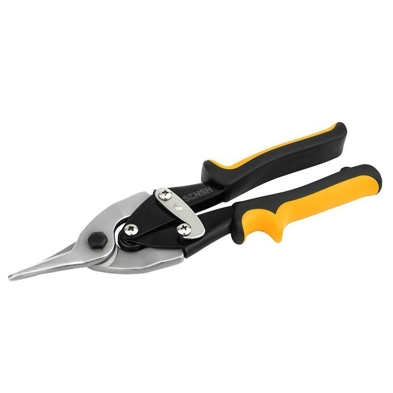 3 x SENSH 250mm Aviation Tin Snips, Straight Cut.