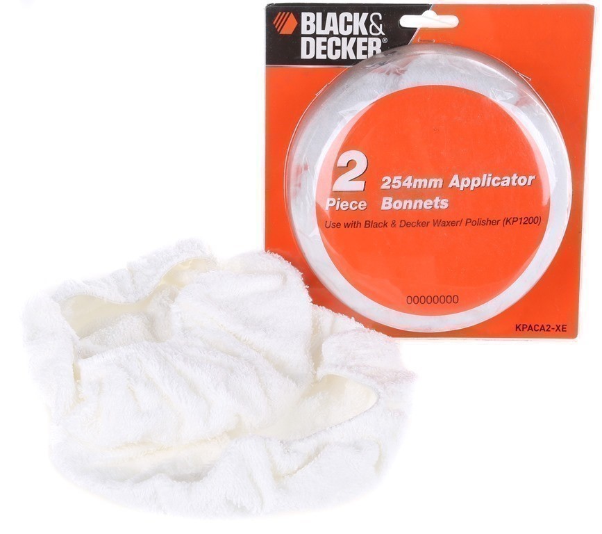 10 Packs of 2 x BLACK&DECKER Wax & Polish Applicators 254mm dia.