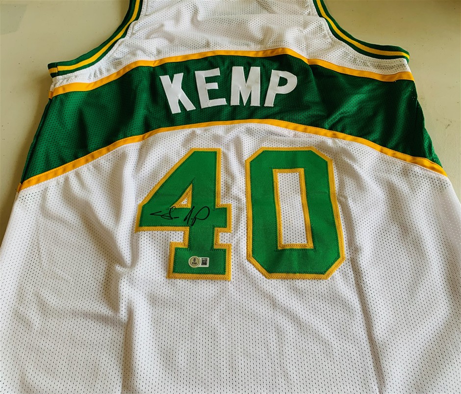 Shawn Kemp Signed Jersey - Seattle SuperSonics