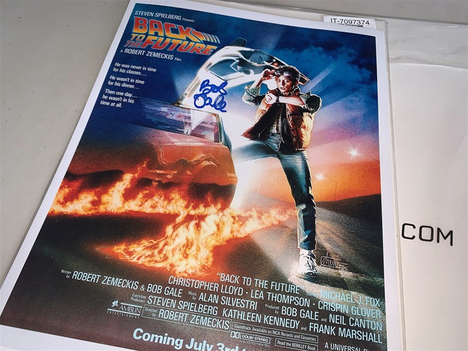 Signed Back to the Future memorabilia