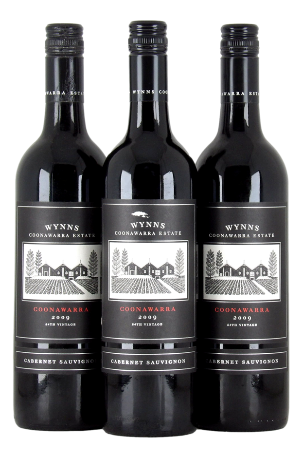 Wynns Cabernet Sauvignon 2009 (3x 750mL), Coonawarra.