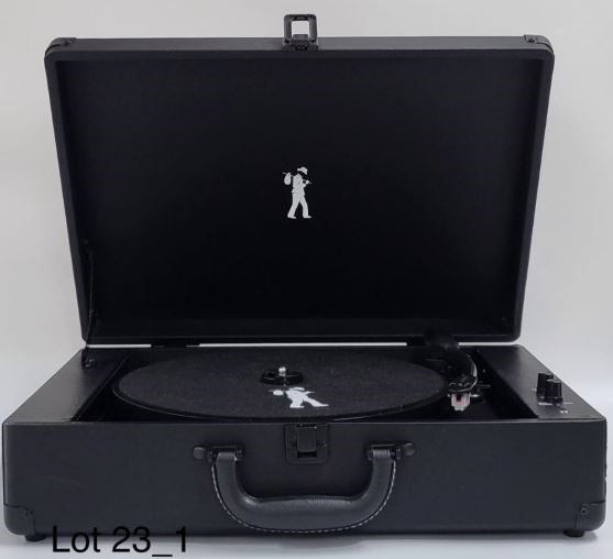 End of Lease Sale: Retro Suitcase Turntable Player with Bluetooth