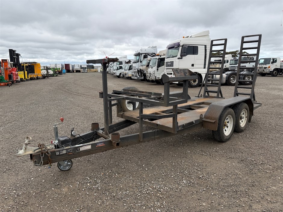 <p>2023 Titan Engineering 28P Tandem Plant Trailer</p>