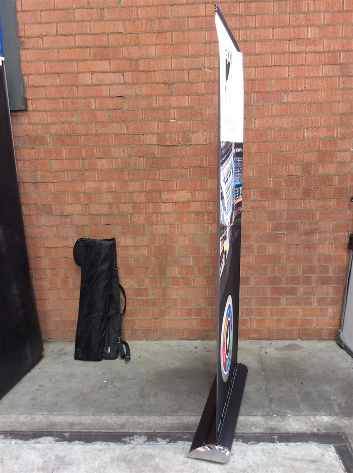 Portable Roll Up Banner Display Stand With Carry Bag