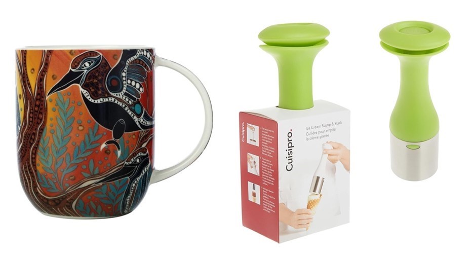 KITCHENWARE BUNDLE: MAXWELL & WILLIAMS Melanie HAVA Journeys Mug (440 ml, K