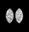 0.14 carat fancy white marquise diamond