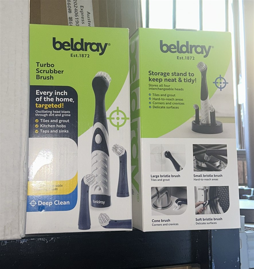2x BELDRAY Turbo Scrubber Brushes