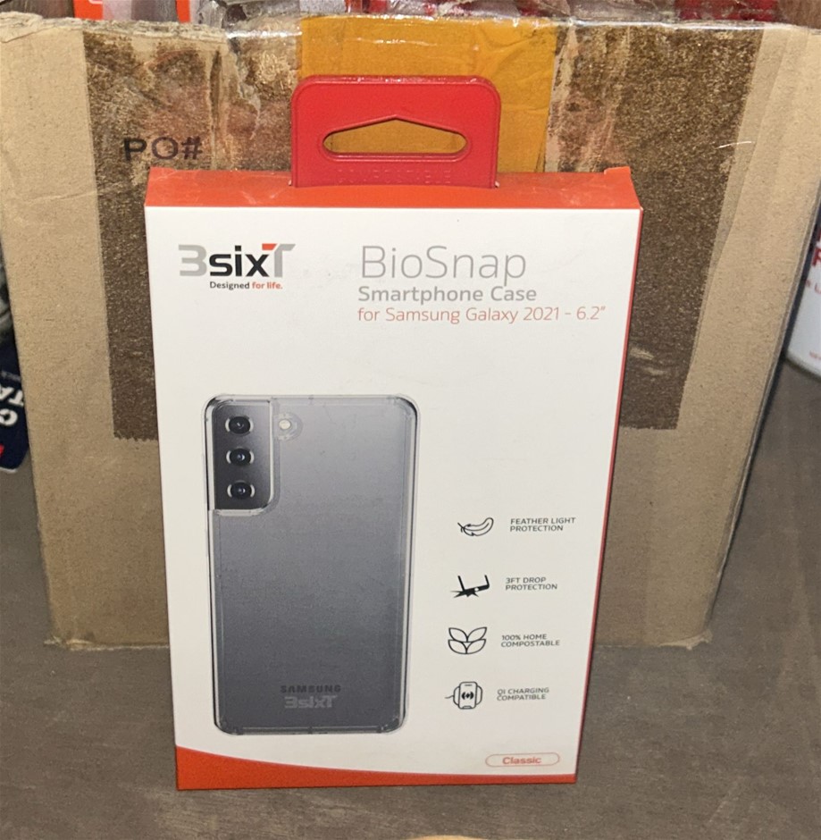 20x 3SIXT BioSnap Phone Cases for Samsung Galaxy