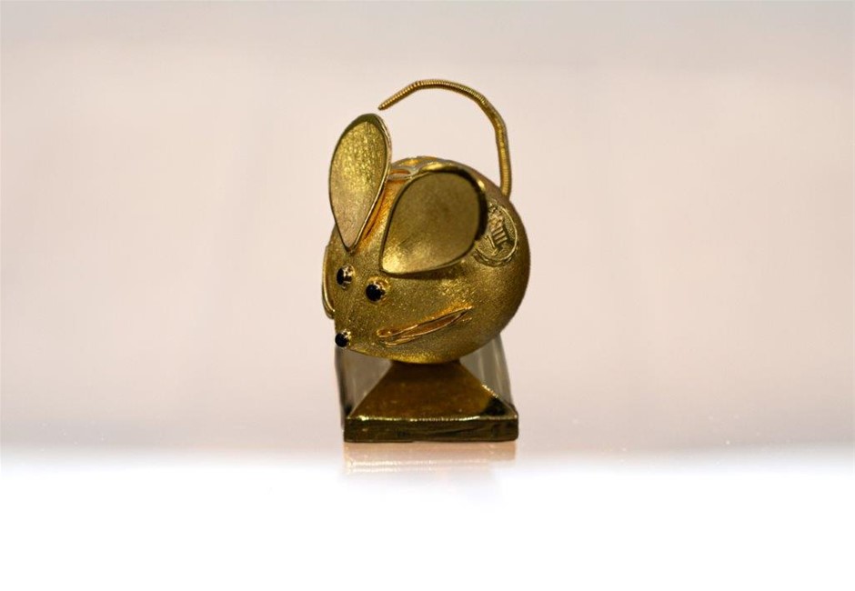Treasure Money 24ct Gold Mouse
